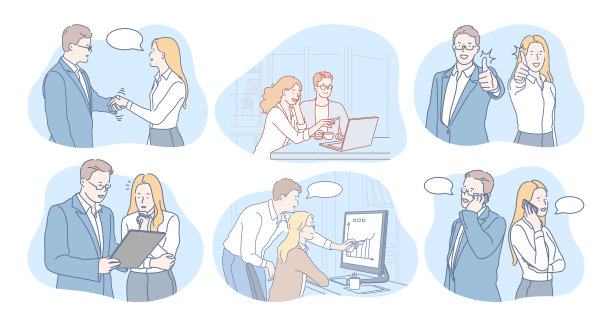 沟通业务团队营销图片下载