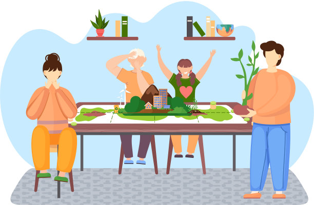 快乐家庭正在玩棋盘游戏模拟图片下载