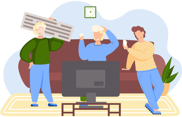 朋友们坐在沙发上打牌的人图片下载