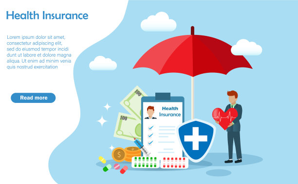 男人抱着保险合同的心图片下载