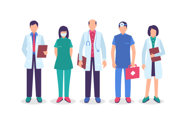 健康专业团队集合图片下载