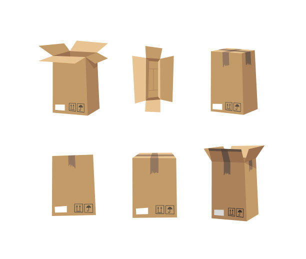 纸箱开启和关闭回收盒设置图片下载