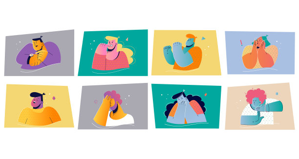 表情表情打印集的概念图片下载