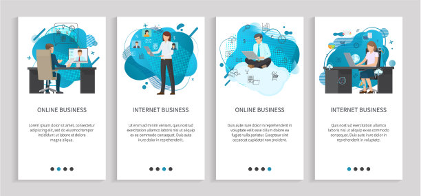 在线商务会议办公互动图片下载