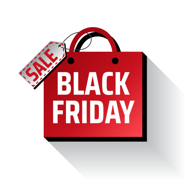 黑色星期五购物的广告概念图片下载