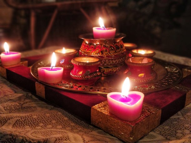 指甲花晚上图片下载