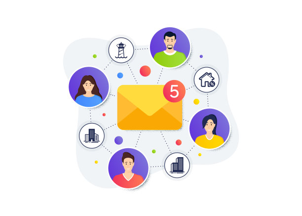 建筑物贷款房子和灯塔图标集图片下载