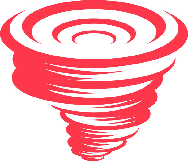 龙卷风标志模板创意龙卷风标志图片下载