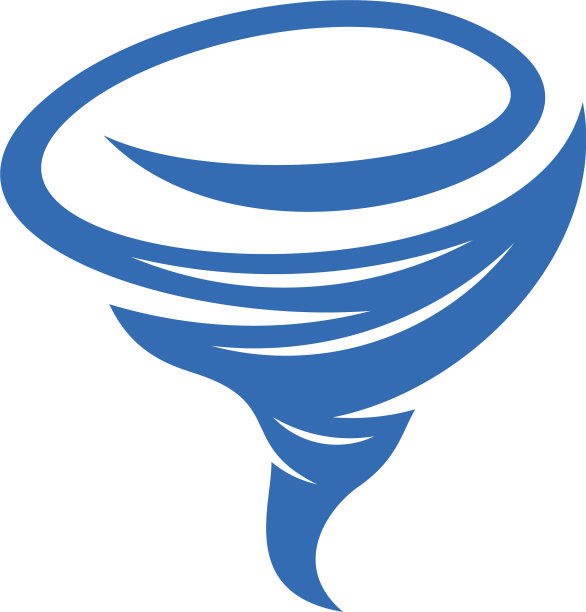 龙卷风标志模板创意龙卷风标志图片下载