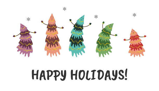 圣诞和新年贺卡与舞蹈图片下载