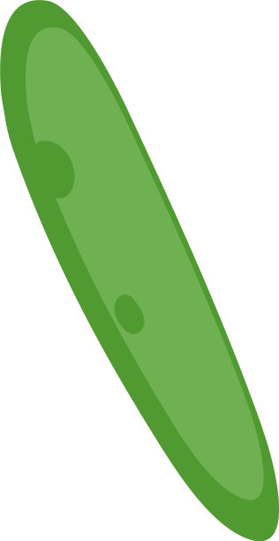 农场黄瓜图标卡通和扁平风格图片下载