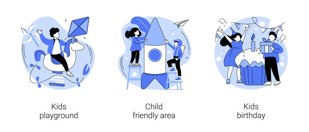 儿童娱乐抽象概念图片下载