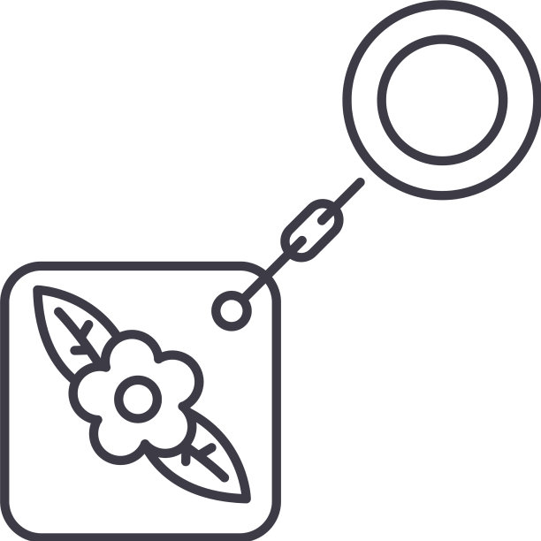 纪念品图标线性孤立薄图片下载