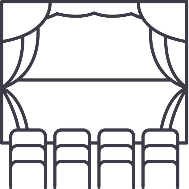 剧场表演偶像线性孤立图片下载