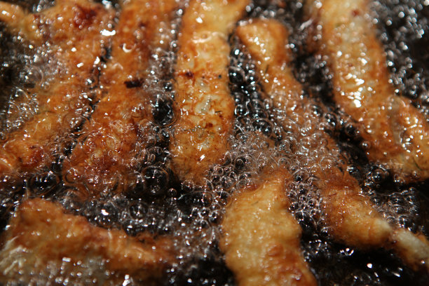 油炸鱼的背景图像图片下载