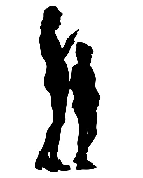 智能手机的女人图片下载