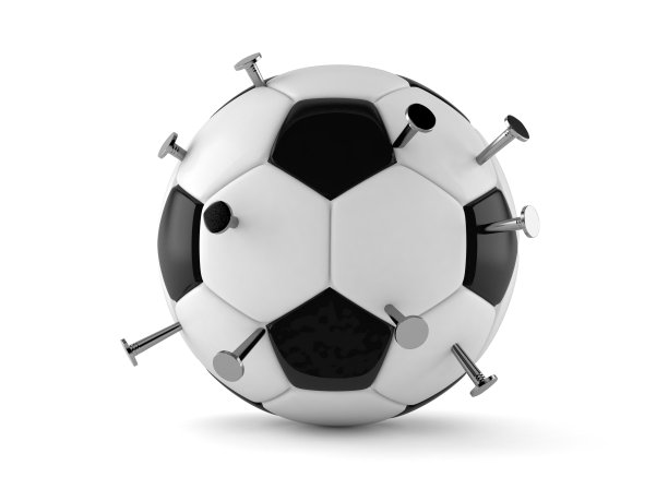 带钉子的足球图片下载