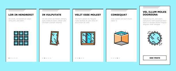 镜像安装上的图标设置矢量图片下载