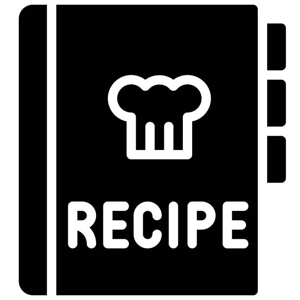 面包店食谱书图标，面包店和烘焙相关矢量图片下载