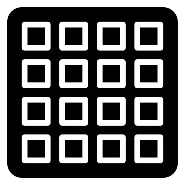 华夫饼图标，烘焙相关矢量素材图片下载