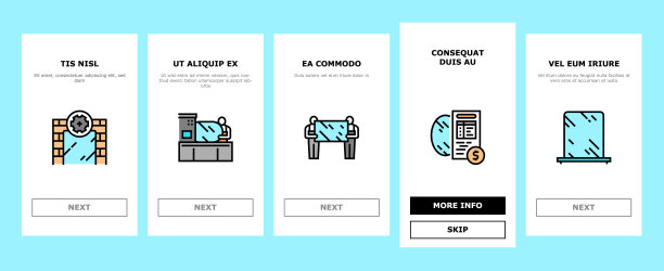 镜像安装上的图标设置矢量图片下载