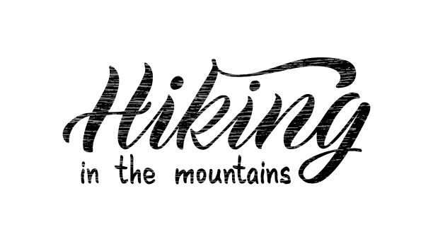 徒步在山上刻字图片下载