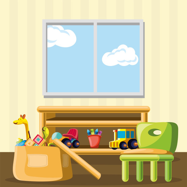 托儿所盒家具图片下载