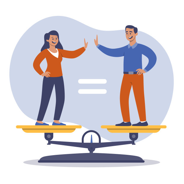 男人和女人接受观念性别图片下载