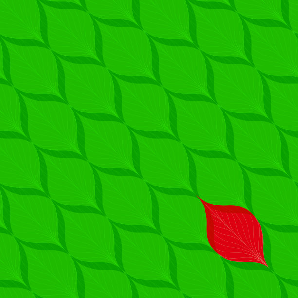 新鲜的叶子图案图片下载