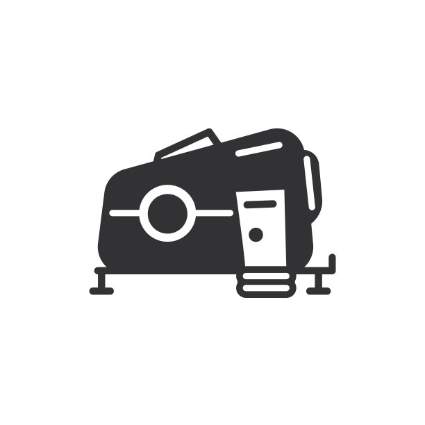 露营拖车图标。露营者孤立的白色背景。图片下载