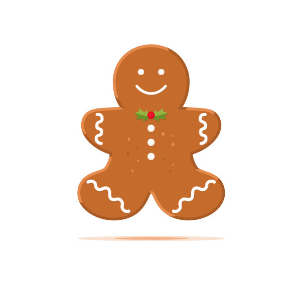 传统的圣诞节自制姜饼图片下载