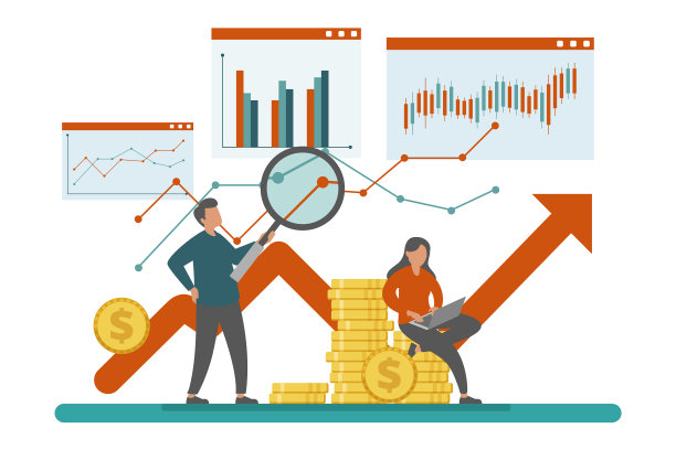 股票市场分析概念图片下载