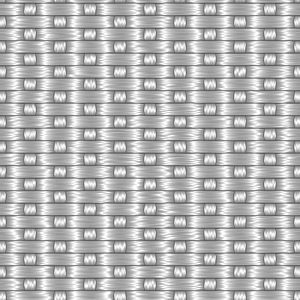 无缝的黑白图案与地毯垫。图片下载