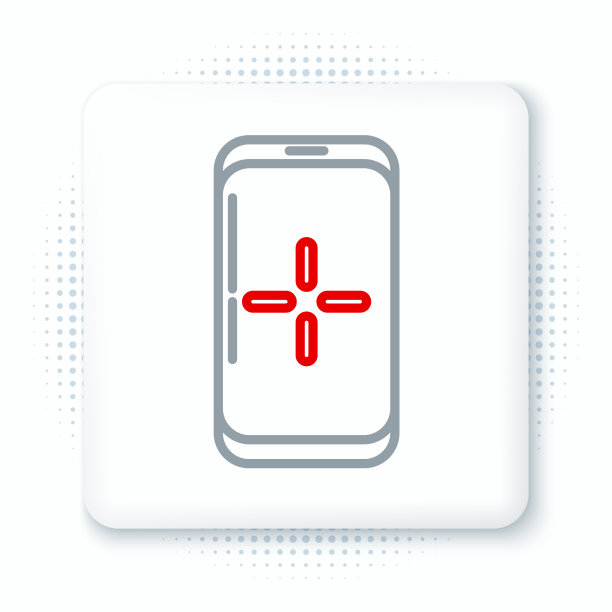 连智能手机和玩游戏中的图标隔离图片下载