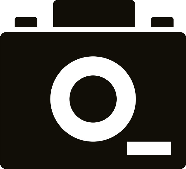 相机剪影风格图标图片下载