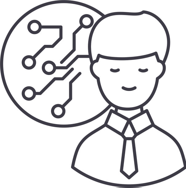 它咨询图标线性隔离图片下载