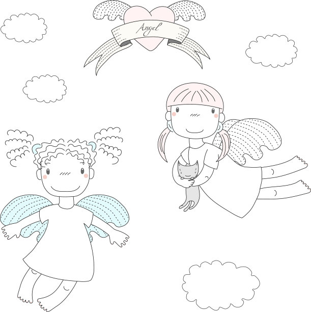 可爱的天使图片下载