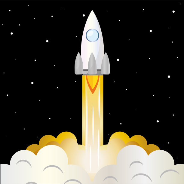 太空火箭起飞，飞向太空图片下载