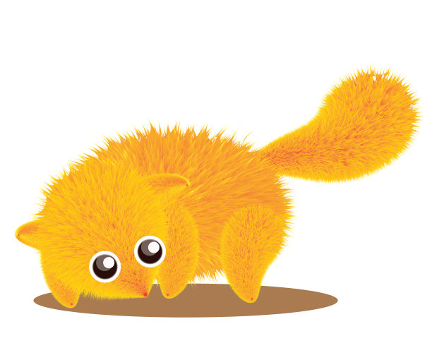 白色背景上的卡通松鼠图片下载