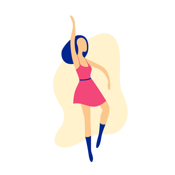 快乐跳舞女人党女性运动图片下载