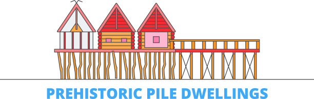 法国史前堆居周围的阿尔卑斯山图片下载