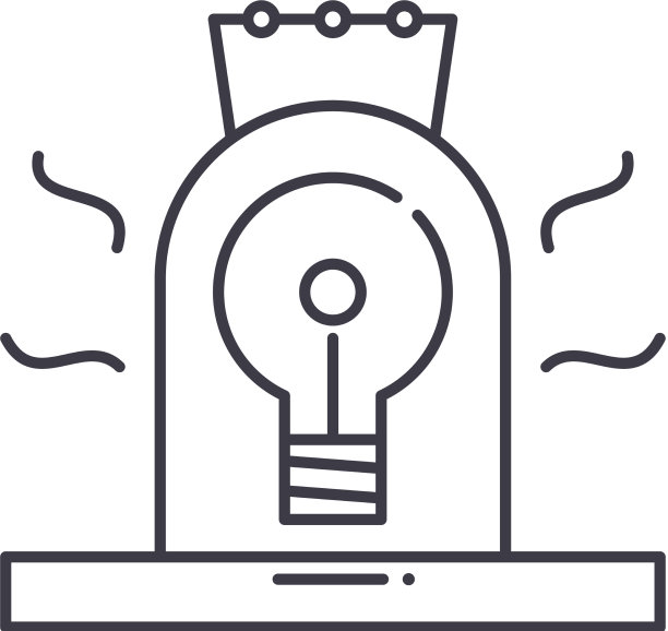 创业孵化器图标线性隔离图片下载