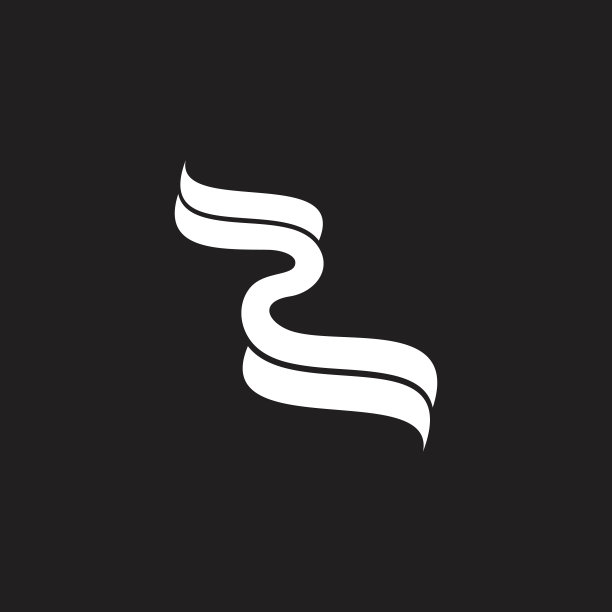 条纹丝带曲线运动设计标志图片下载