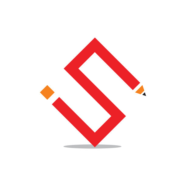 字母的铅笔方形几何教育图片下载