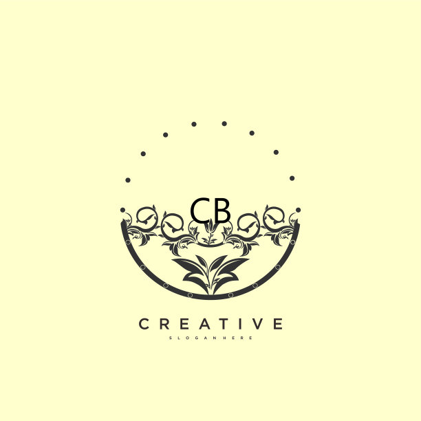 Cb美最初的标识艺术手写标识图片下载