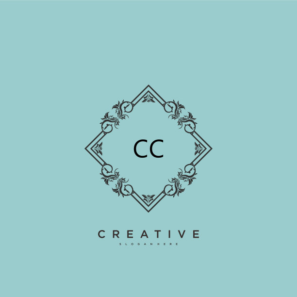 Cc美最初的标识艺术手写标识图片下载