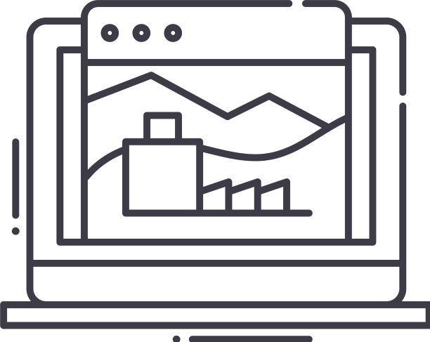 登陆页概念图标线性隔离图片下载