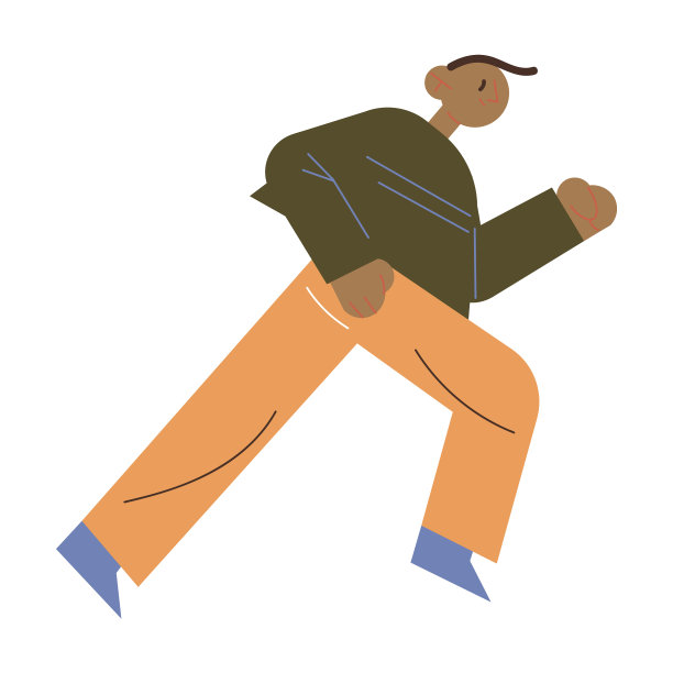 男孩运动员在休闲衣服跑步和尝试图片下载