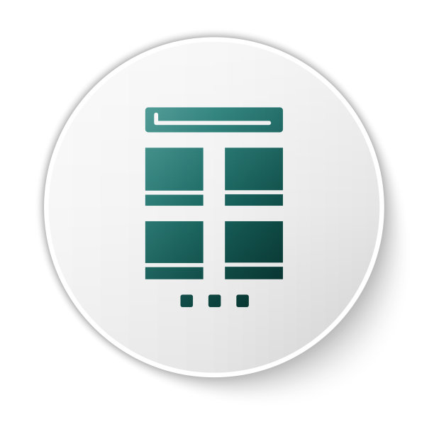 绿色的手机网上购物图标图片下载