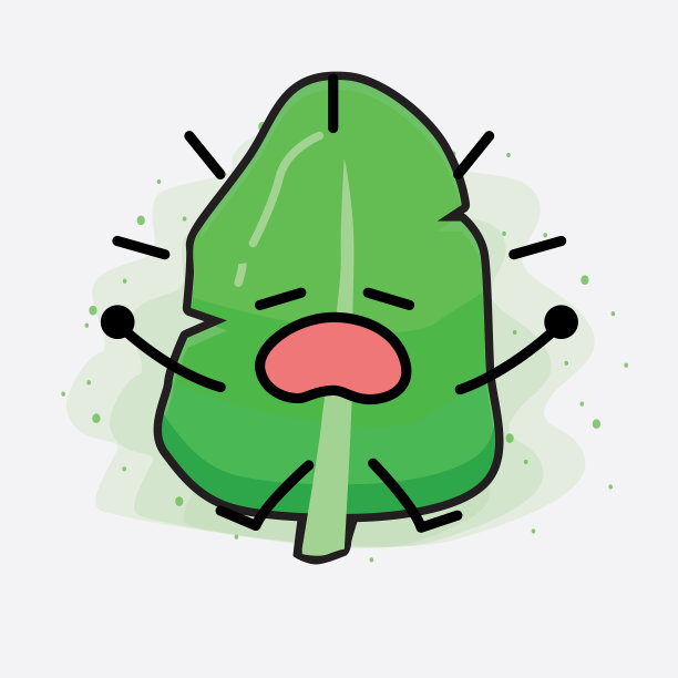 可爱的叶子性格图片下载